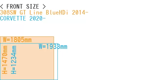 #308SW GT Line BlueHDi 2014- + CORVETTE 2020-